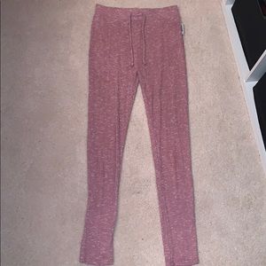 Pink Ribbed Gymshark Leggings